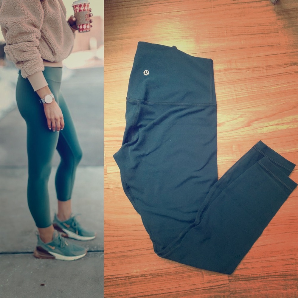 Lululemon Nulu Green Leggings